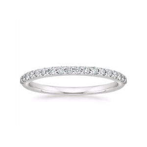 Ava Shared Prong Diamond Eternity Ring (1/4 CTW) White Gold