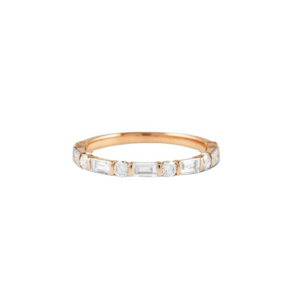 Layla Rond & Baguette Diamond Ring