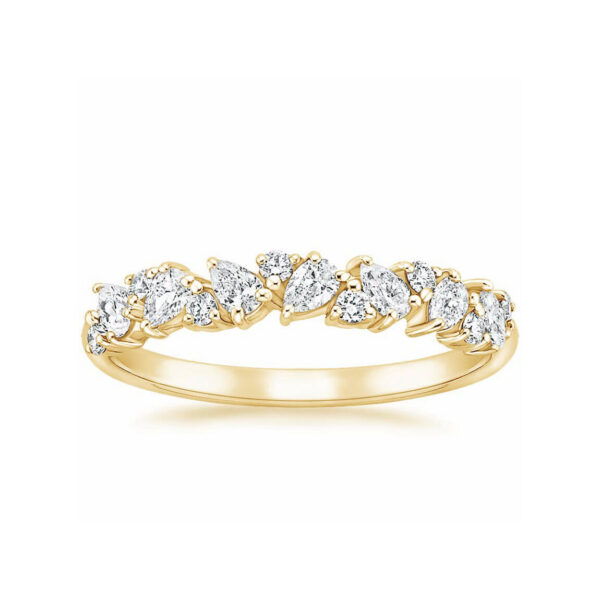 Vanessa Diamond Wedding Ring Yellow Gold