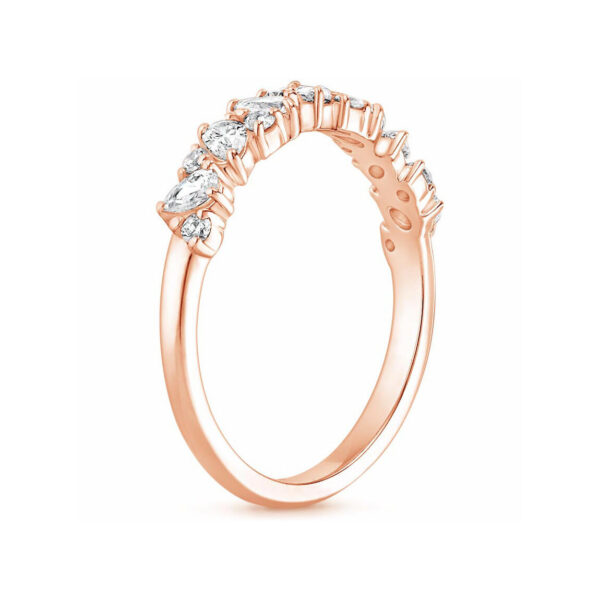 Vanessa Diamond Wedding Ring Pink Gold
