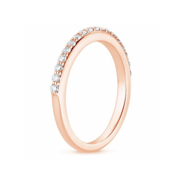 EMMA Diamond Eternity Ring 1/6 CTW Pink Gold