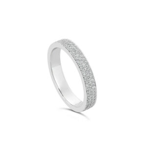 Kate Diamond Pave Wedding Ring White Gold