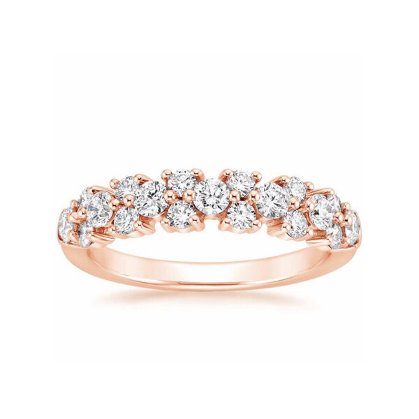 Maya Diamond Wedding Ring Pink Gold